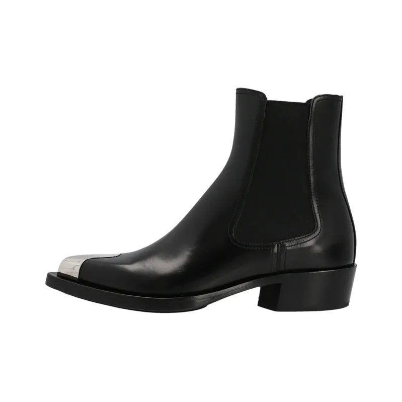 Alexander McQueen Pointed Toe Ankle-Top Boots Women's-0