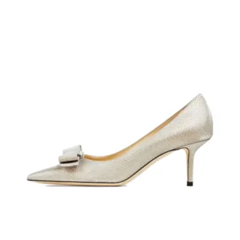 Jimmy Choo LOVE Slim Heel High Heels 6.5cm Women's Champagne