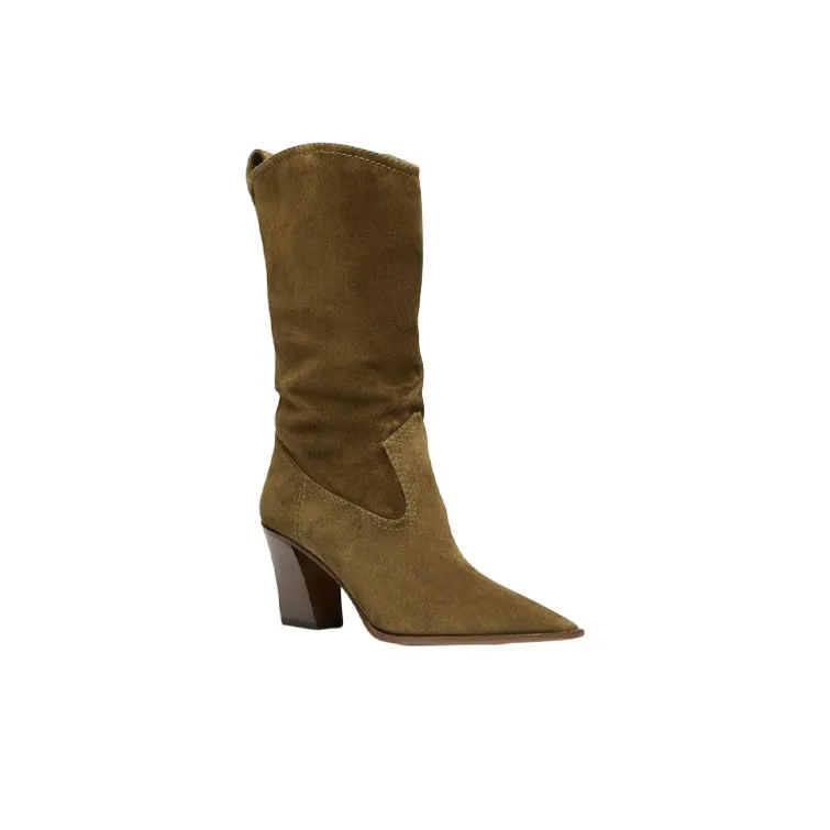 AQUAZZURA Dolly Boot 70 Mid-Calf Boots Women's Green-2