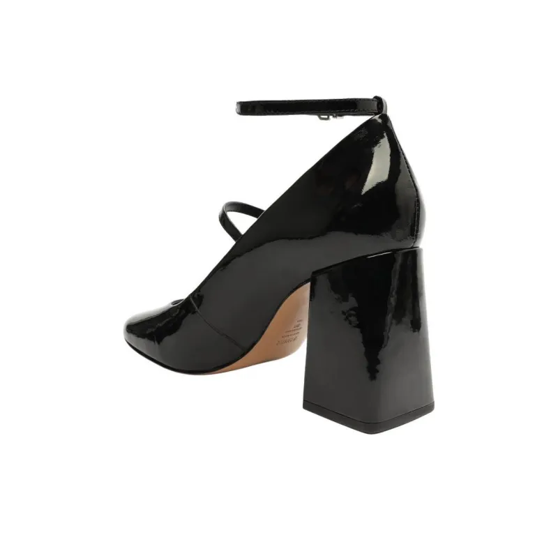 Schutz Dorothy Pump Spool Heel High Heels 8.7cm Women's Black-3