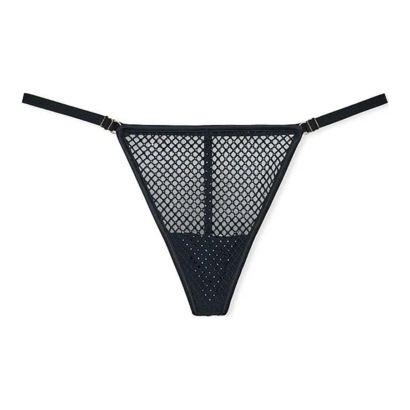 Victoria's Secret 24 Big Show Collection VERY SEXY Underpants Women's 1 Pack Deep Ink Blue-0