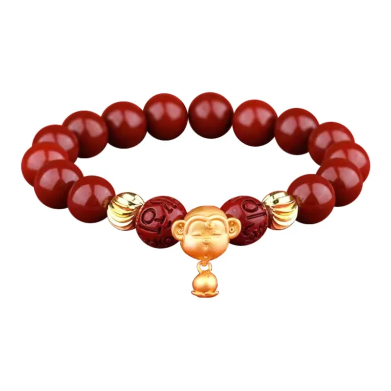 Baozhi Cinnabar Bracelets Unisex-24