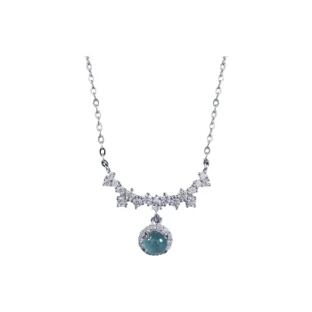 Emerald Ice Glutinous Jadeite Necklaces Women's