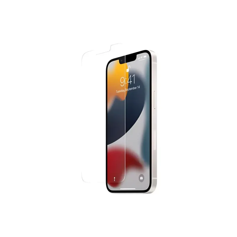 BELKIN Glass Material Compatible With IPhone 13 | 13 Pro Impact-Resistant Dual Ion Exchange Craft Mobile Phone Film-0