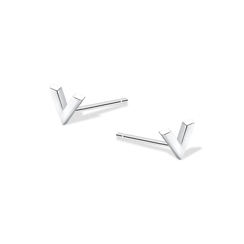 KUMET Sterling Silver Stud Earrings Women's Anniversary For Couples-6