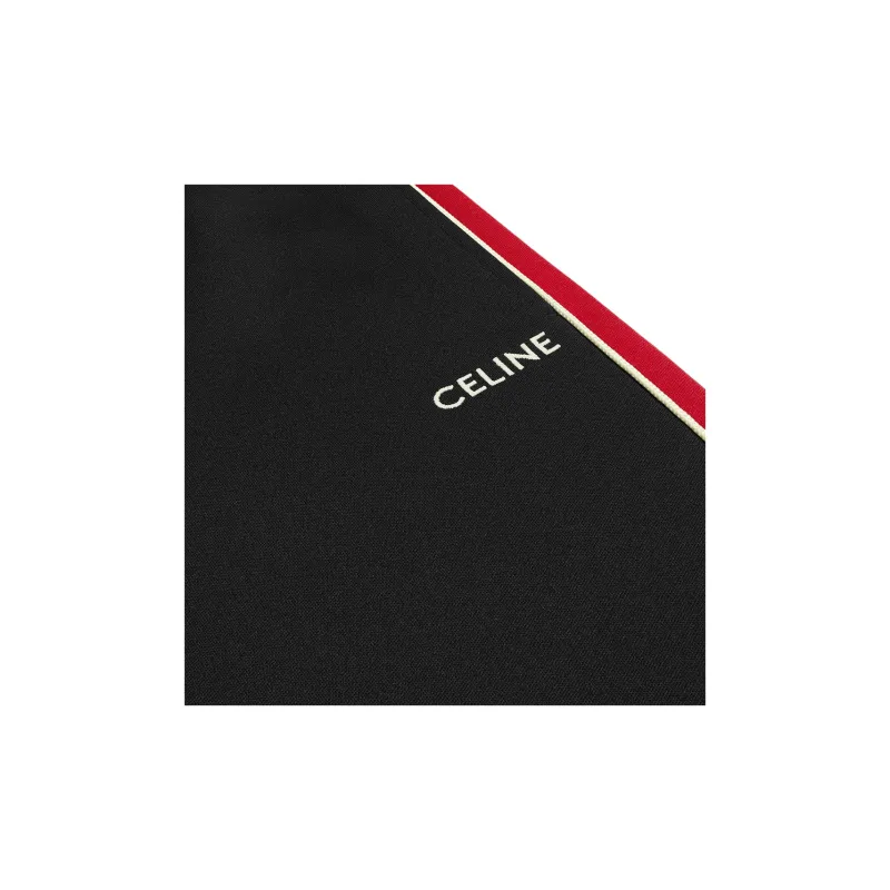 CELINE Tracksuit Pants In Double Face Jersey Casual Pants Men's Black-4