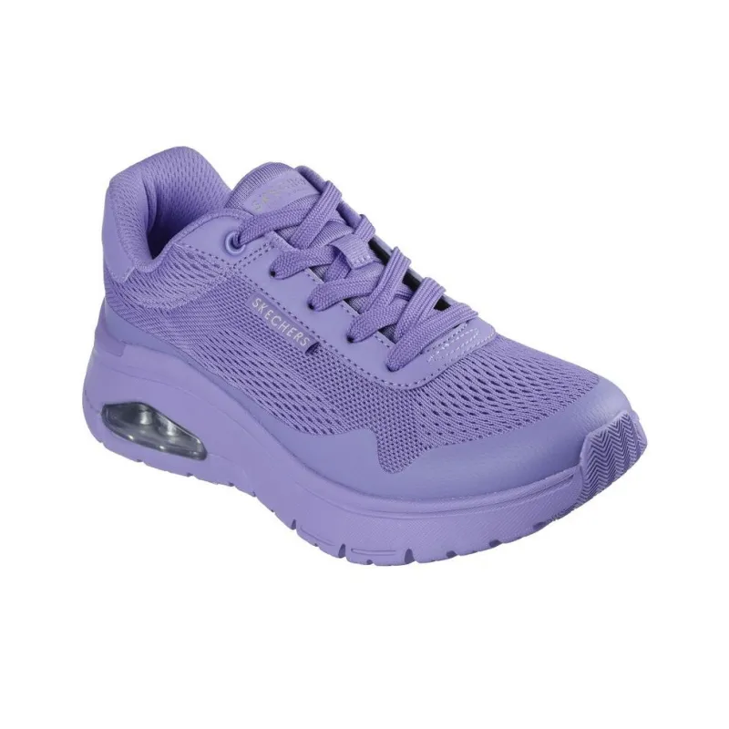 Skechers Uno Anti Slip Wear Resistant Low Top Casual Shoes Women's Purple-2