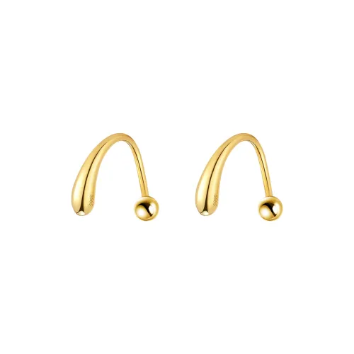 EAR PARTNER 999 Fine Silver Earrings Women's