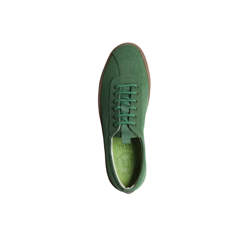 GRENSON Canvas Shoes Men's Green-3