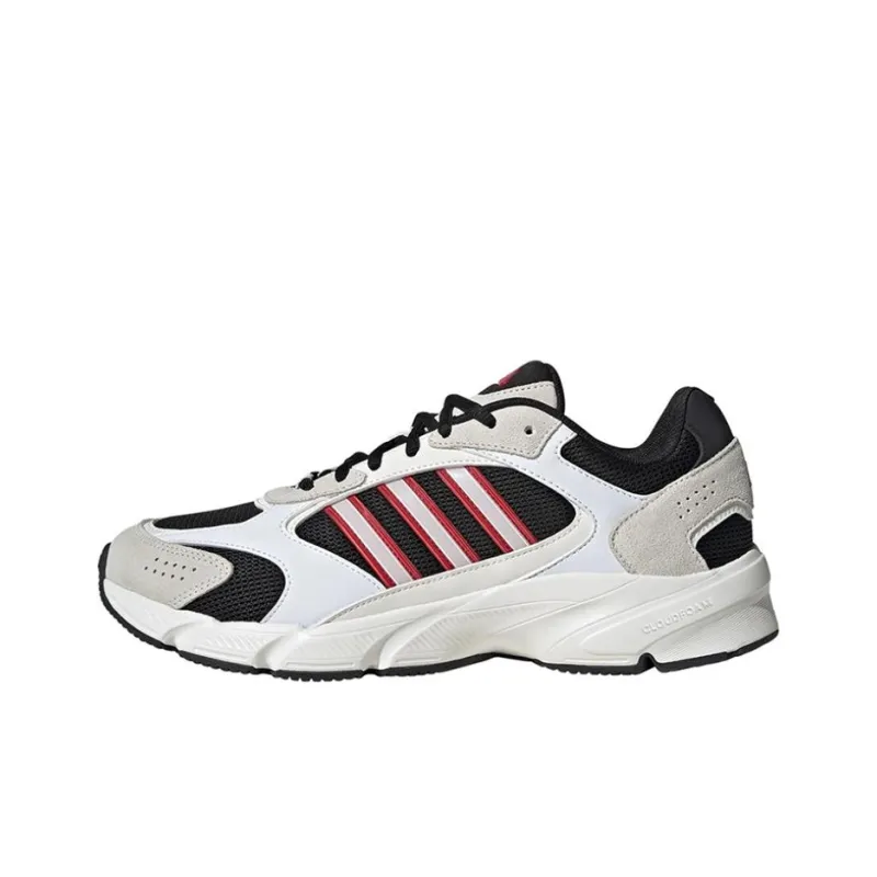 Adidas CRAZYCHAOS 2000 Anti-Slip Wear-Resistant Low-Top Casual Running Shoes Men's White-0