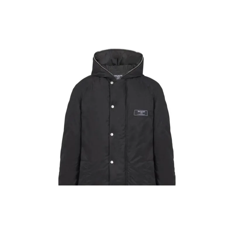 BALMAIN Long Down Jacket-4