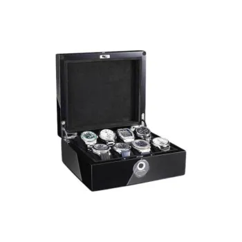 MINGNASHI Luxury Enamel Coating High End Fingerprint Recognition Keyless Entry Watch Case Unisex