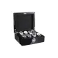 8 Watch Slot-Black+Black Microfiber-Smart Fingerprint Lock