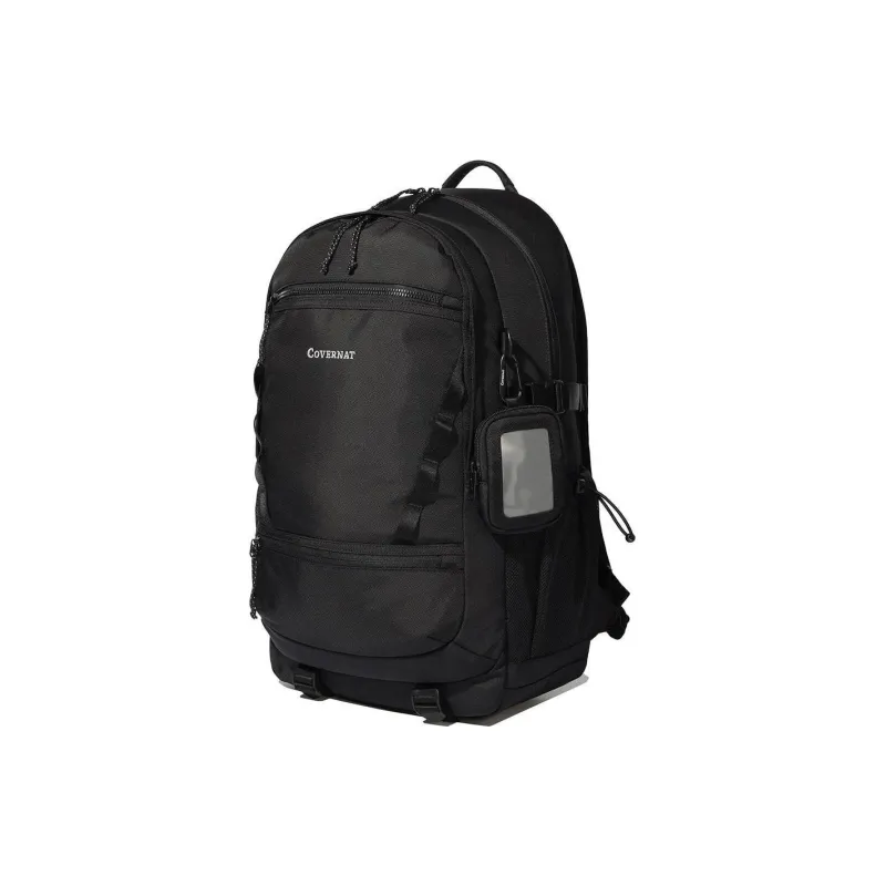 COVERNAT Polyester Backpack Unisex Black-1