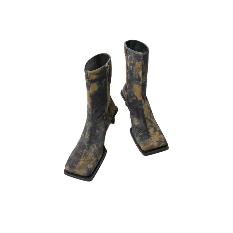 MIISTA Ankle Boots 6cm Women's Umber-3