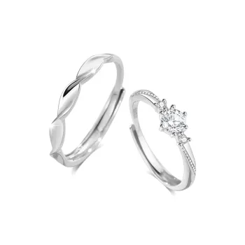 BLANK IN BLANK Sterling Silver Rings Unisex Date Snake Year Ornament Box