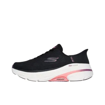 Skechers Slip Ins Anti Slip Wear Resistant Low Top Running Shoes Women's Black White