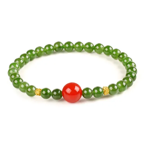 TAMINA Hetian Jade Bracelets Jasper Women's