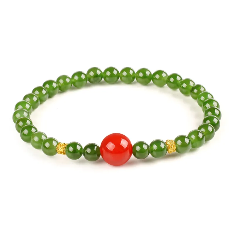 TAMINA Hetian Jade Bracelets Jasper Women's-0