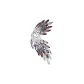 Western Feather Brooch-Pink