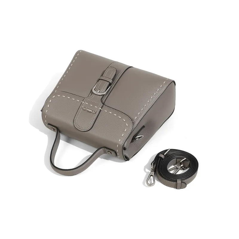 MILLIE'S Cow Leather Handbag, Underarm Shoulder Bag, Crossbody Bag, Small Square Bag Regular Women's Multicolor-7