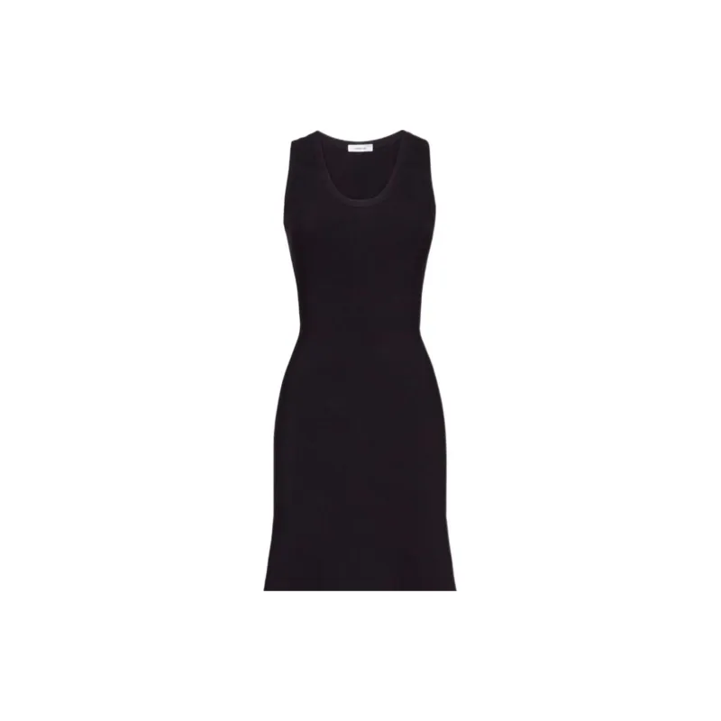 Ferragamo Sleeveless Dresses Women's Black-4