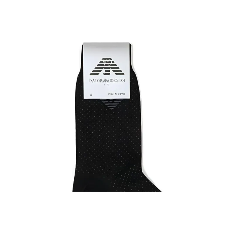 EMPORIO ARMANI SS23 Mid Calf Socks Women's Black-3