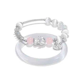WANLIACC Glass Bracelets Women's
