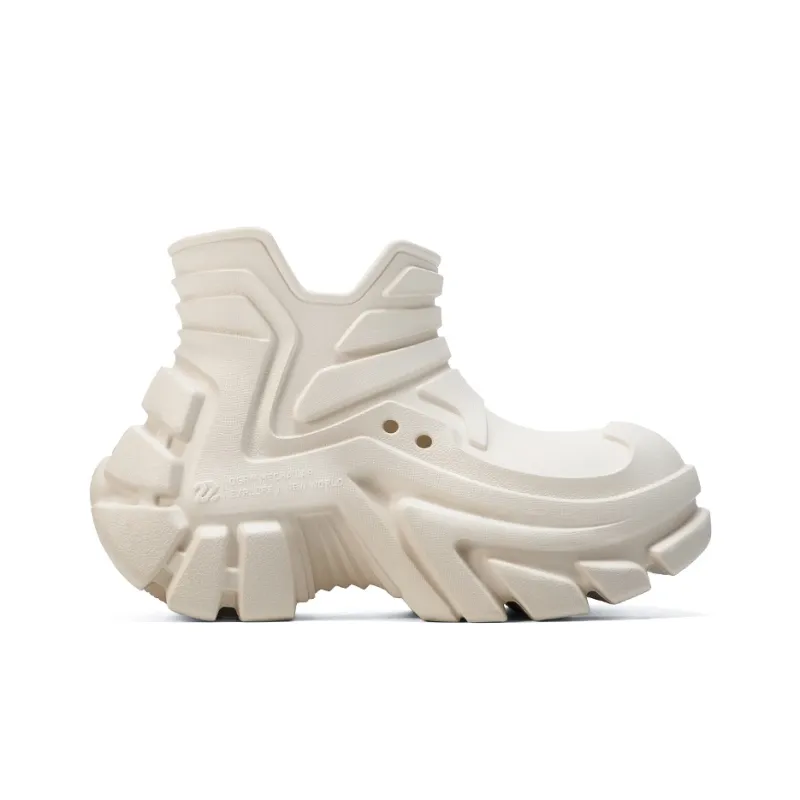 OGR MarkⅠXXL Ankle Boots 6cm Unisex Ecru-1