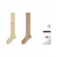 [2 Pack]White/Khaki