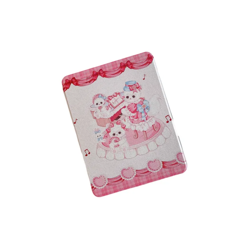Koman TPU Material Piano Princess Kitten Compatible With Apple IPad Pro Air 11/10/13 Inch Tablet Protective Cases-2