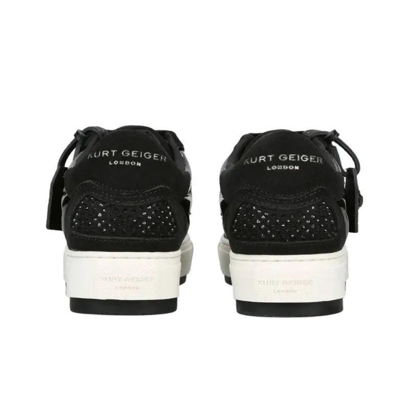 Kurt Geiger London SOUTHBANK TAG Low Top Skateboard Shoes Women's Black-4