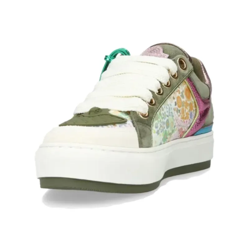 Kurt Geiger London Southbank Low-Top Skateboard Shoes Women's Green-4