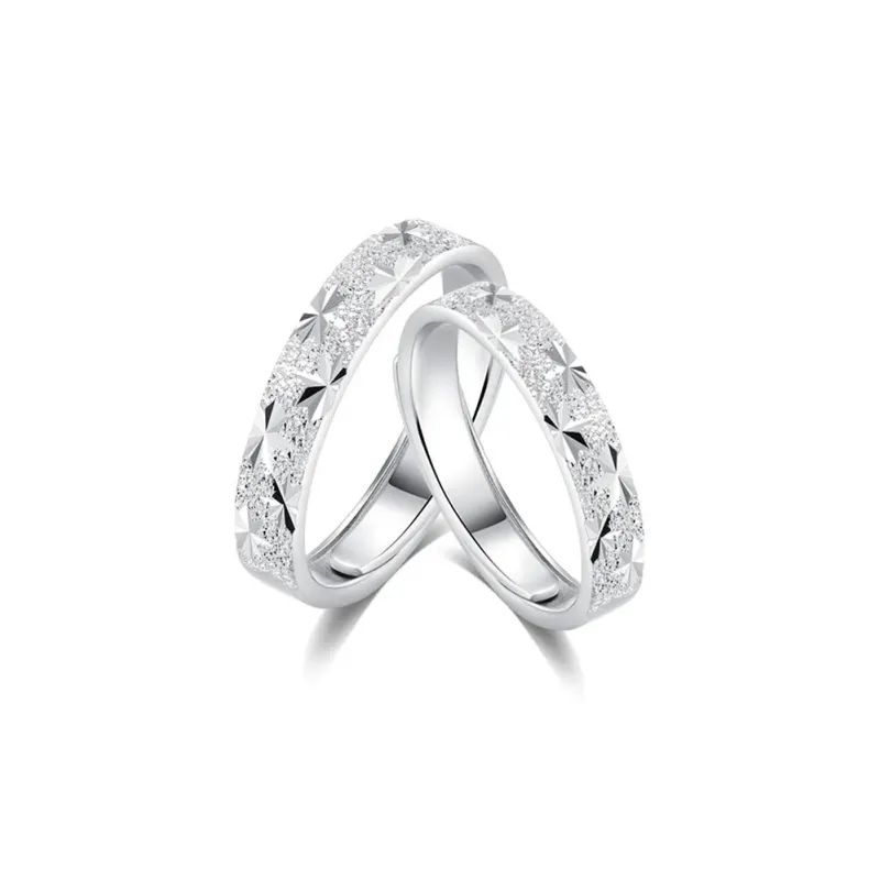 LUCA Sterling Silver Rings Unisex Anniversary Box Anniversary Year-0
