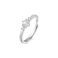 Single Ring Women's[S999 Fine Silver]