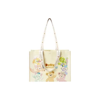 Disney PE Tote Bag, Shopping Bag, Shoulder Bag, Handbag Small Size Unisex Beige
