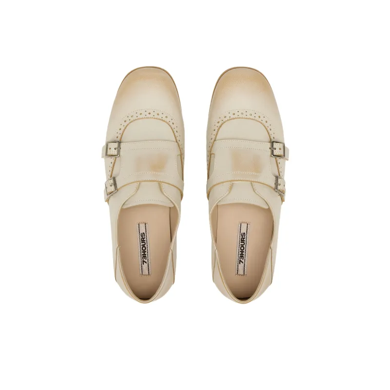 73Hours Count Cocoa Casual Single Shoes 1cm Women's-8