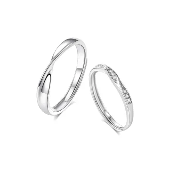 BLANK IN BLANK Sterling Silver Rings Unisex