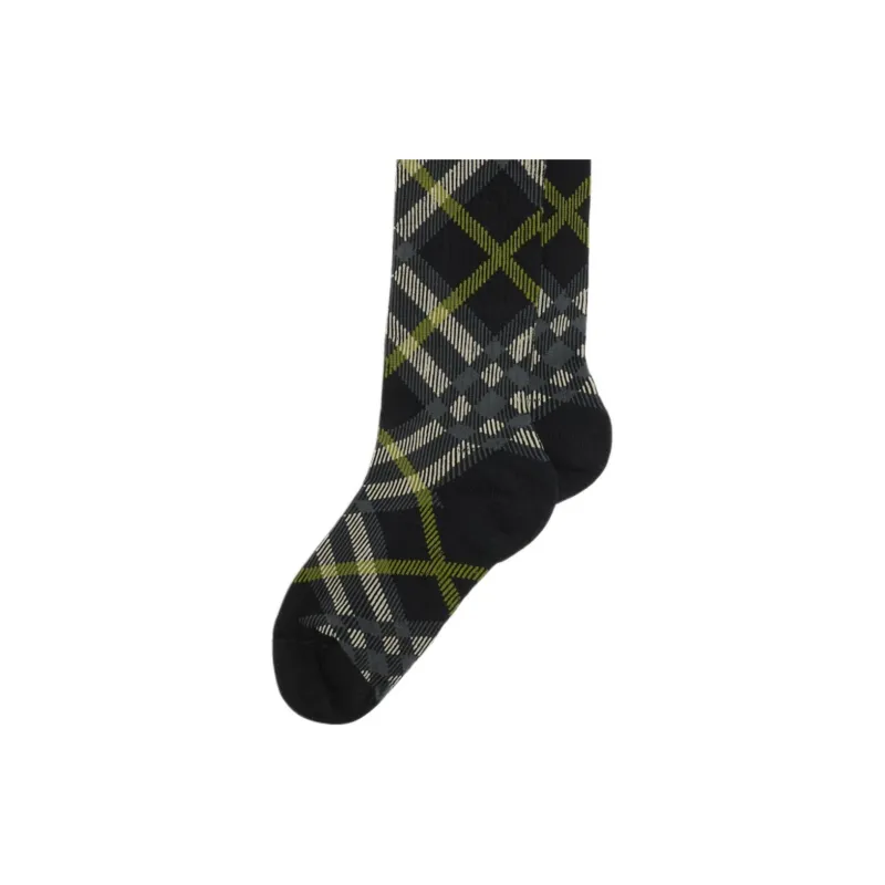 Burberry FW24 Mid Calf Socks Unisex 1 Pack Indigo-2