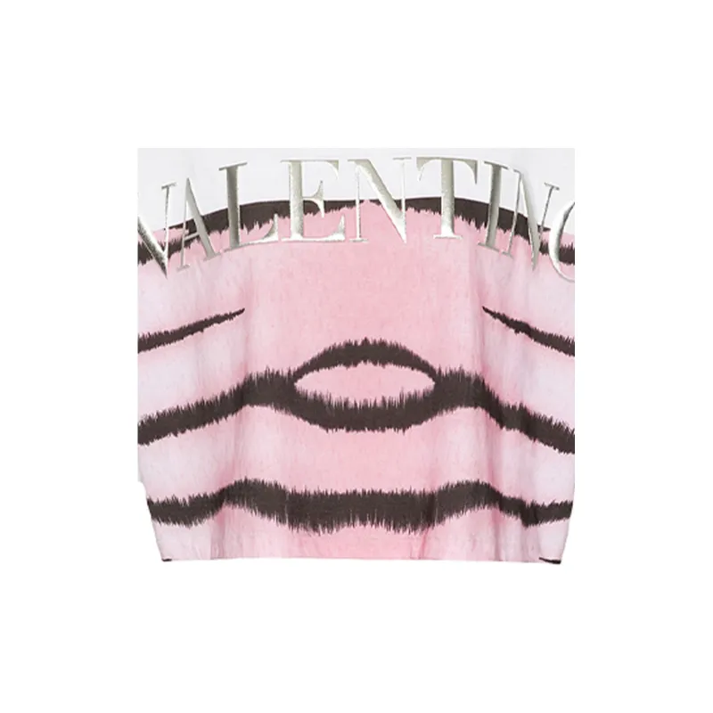 Valentino SS22 Crop Tops Women's Pink-5