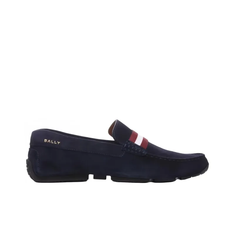 BALLY Perthy Suede Loafers-1