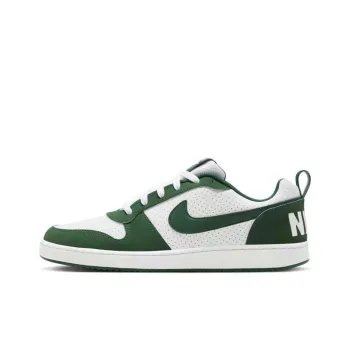 Nike Court Borough Anti Slip Wear Resistant Low Top Skateboard Shoes Men's White Green