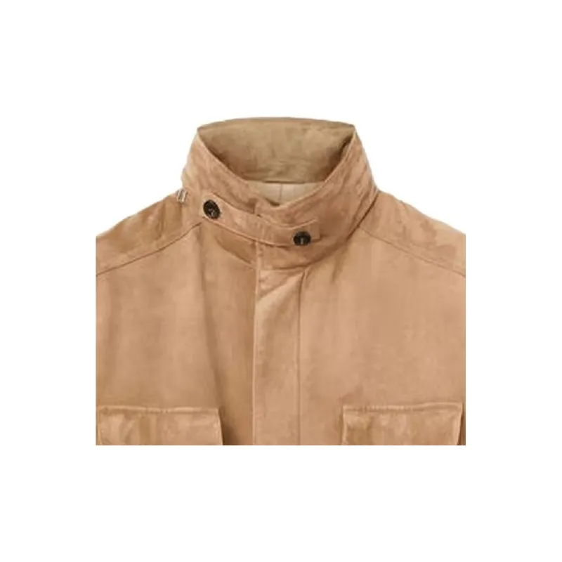 Loro Piana Traveller Jacket Jackets Coats Men's Khaki-4