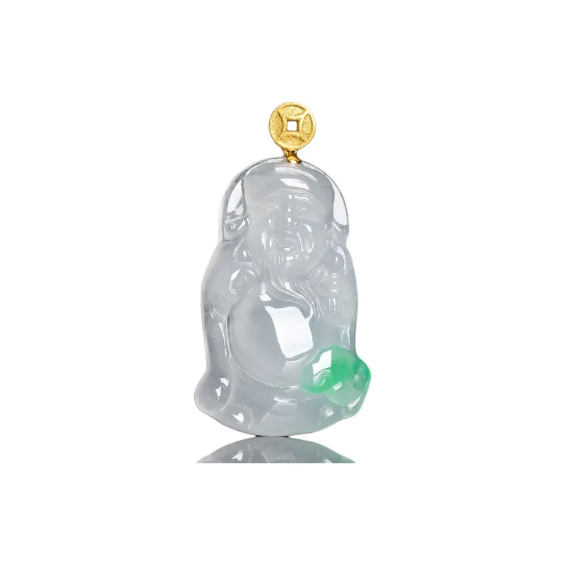 LIYUFU Ice Glutinous Jadeite Pendants Unisex-0