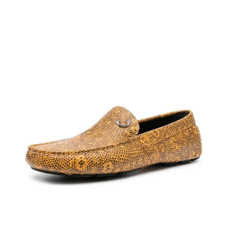 Just Cavalli Beanie Shoes Men's Yellow-2