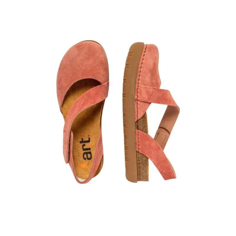 Art RHODES Casual Single Shoes 3.5cm Women's Pink-2