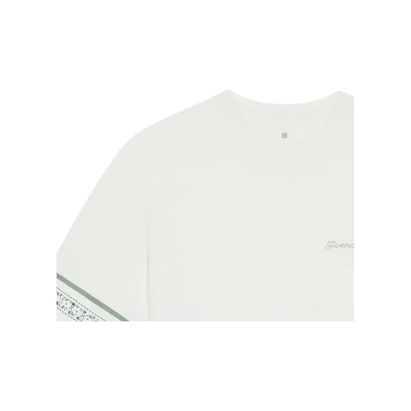 Givenchy Flower Sleeve T Shirt-3