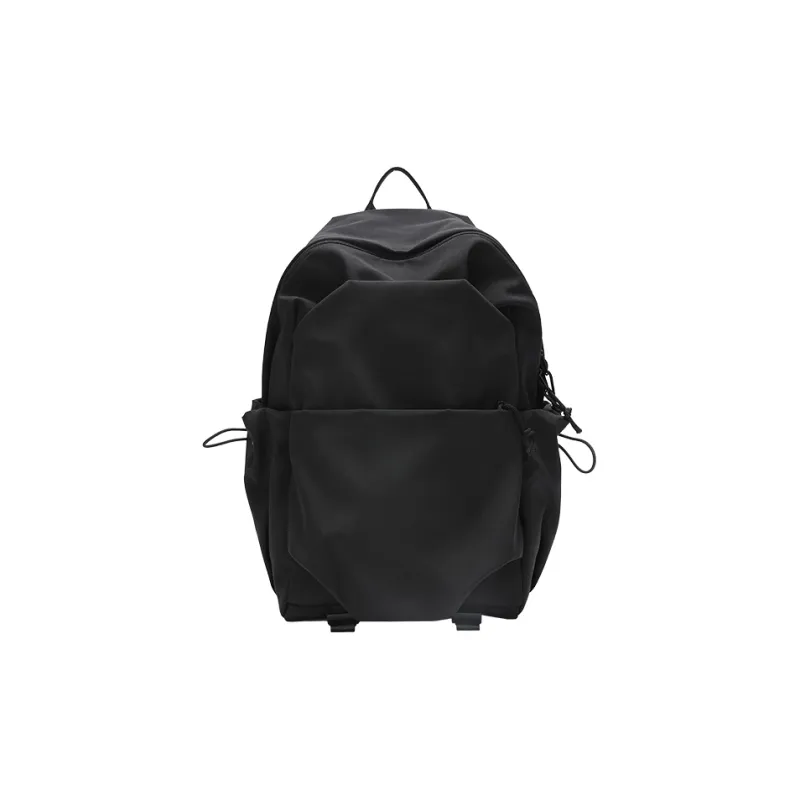 SEM/R Polyester Backpack Medium Size Unisex Ecru/Army Green/Black-20