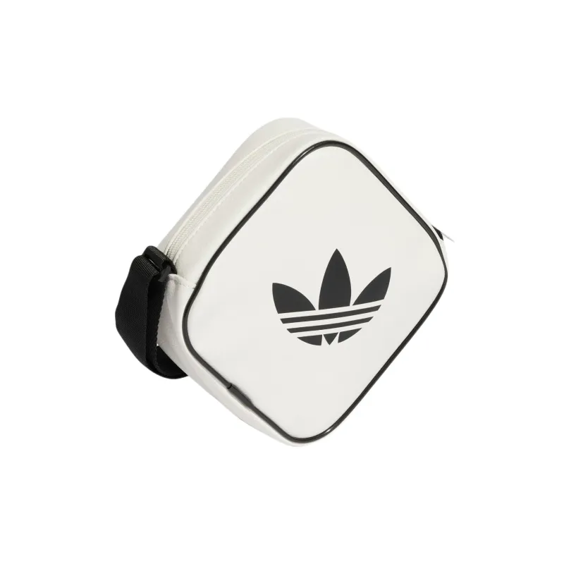 Adidas Originals Polyurethane Shoulder Bag, Crossbody Bag Mini Unisex White-1