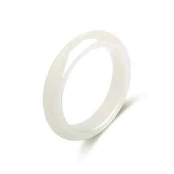 Emerald Hetian Jade Bangles White Jade Women's
